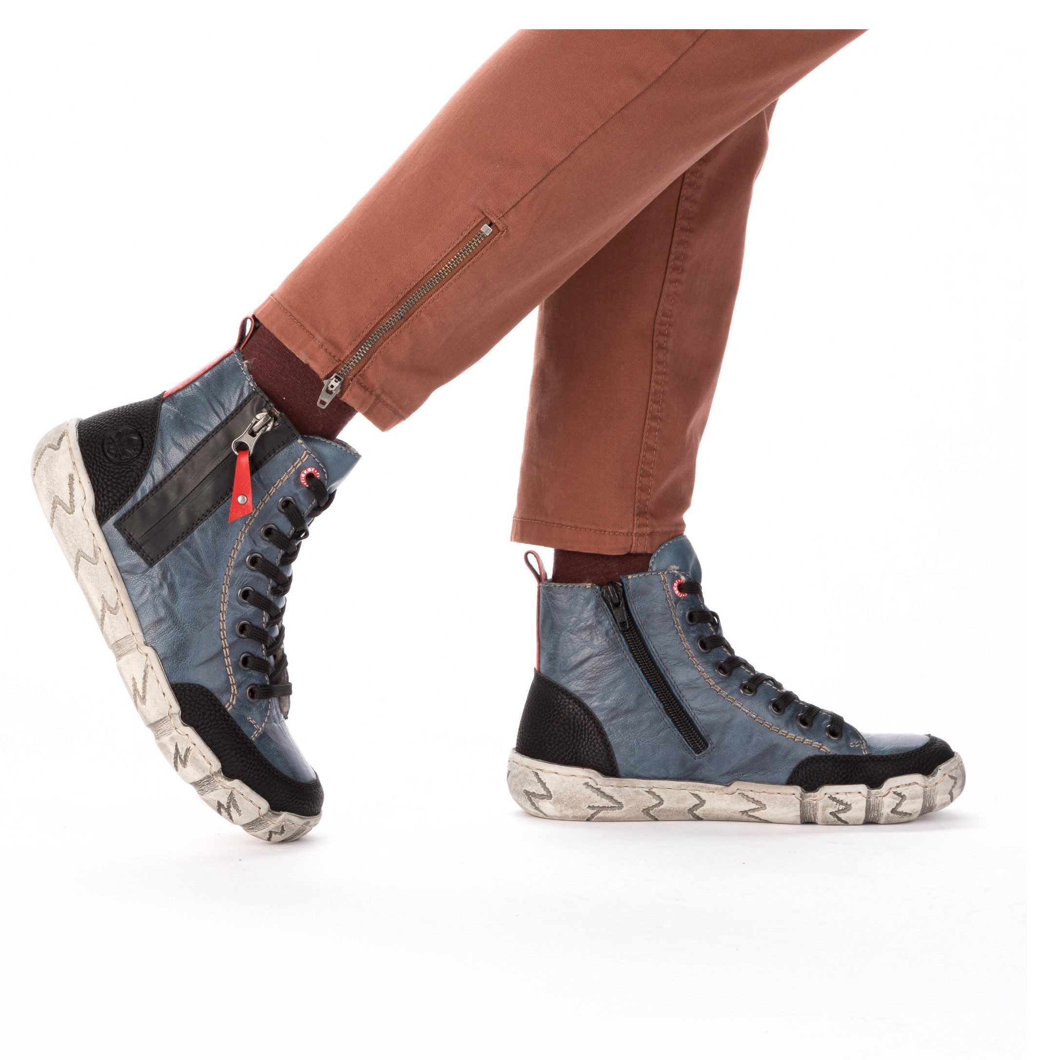 Rieker Winterboots Schnürboots, High Top Sneaker, Stiefelette, mit Anziehla günstig online kaufen