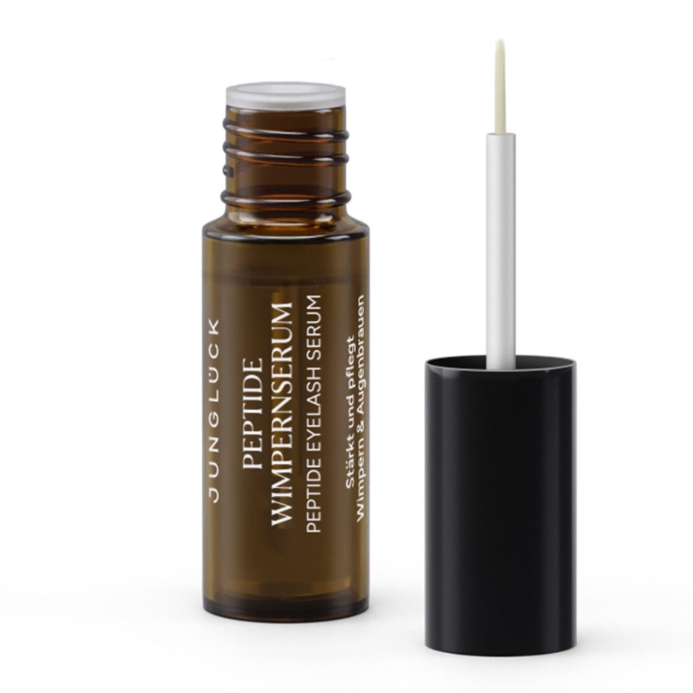 JUNGLÜCK Wimpernserum Peptide Wimpernserum - Lash Serum, ohne Hormone, 1-tlg., Stärkt und pflegt deine Wimpern & Augenbrauen