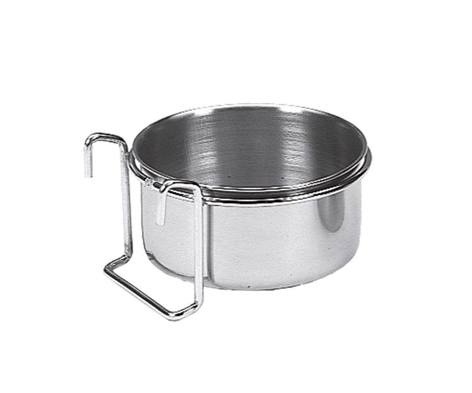 Nobby Futternapf Nobby Edelstahlnapf mit Befestigung Ø 10 cm - 250