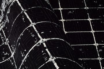 Teppich BLACKLINE QUADRO, WK WOHNEN, rechteckig, Höhe: 8 mm, fein eingefasst, sowie speziell veredelt, besonders flache Struktur