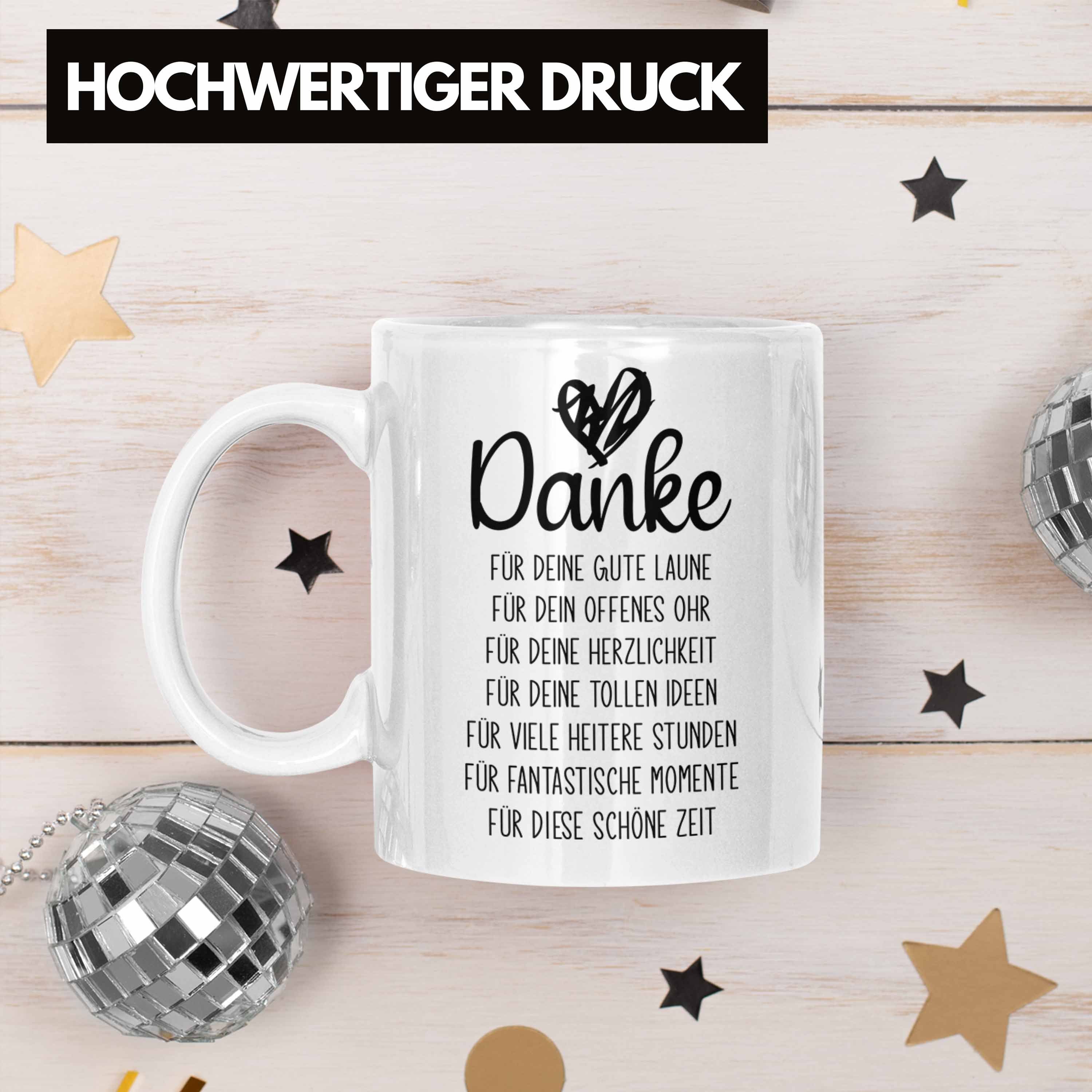 Trendation Tasse Trendation - Dankeschön Tasse Geschenk Danke Sagen Danke für Die Gute