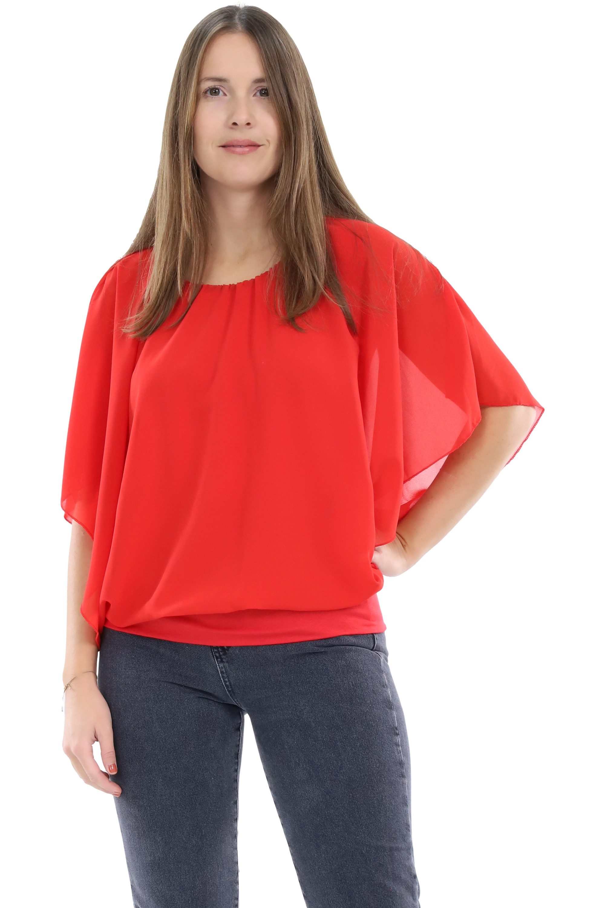 Chiffonbluse 6296