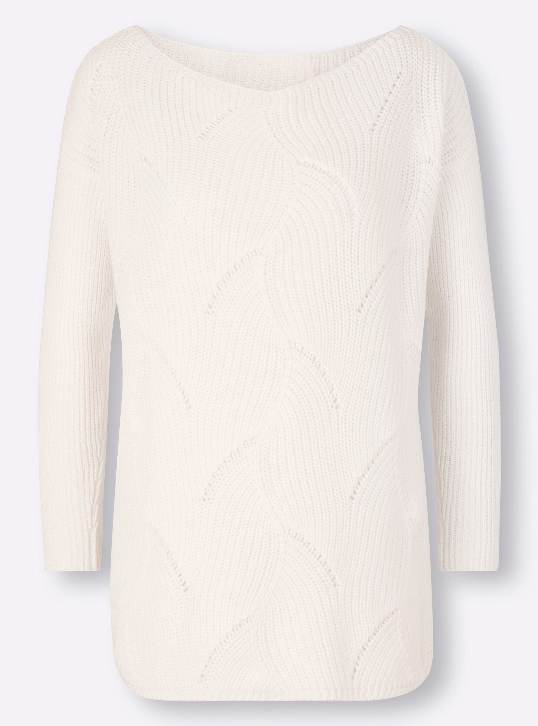 heine Strickpullover Pullover Langarm Grobstrick, Rippoptik