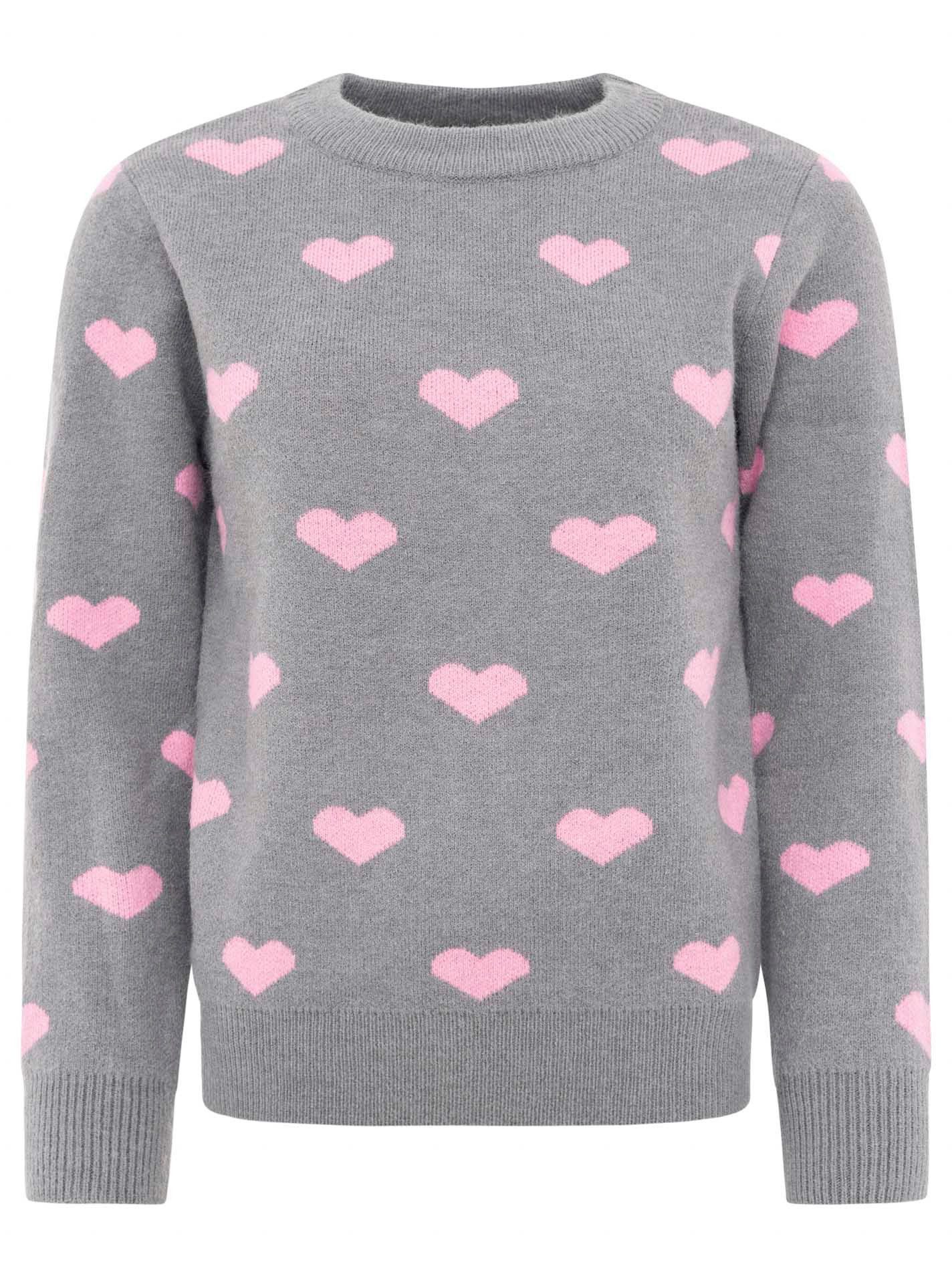 Zwillingsherz Rundhalspullover Strickpullover "Herz" günstig online kaufen