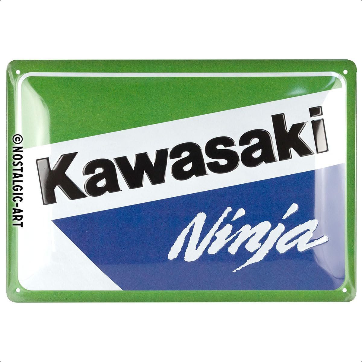 Nostalgic-Art Metallschild Blechschild 20 x 30cm - Kawasaki – Ninja