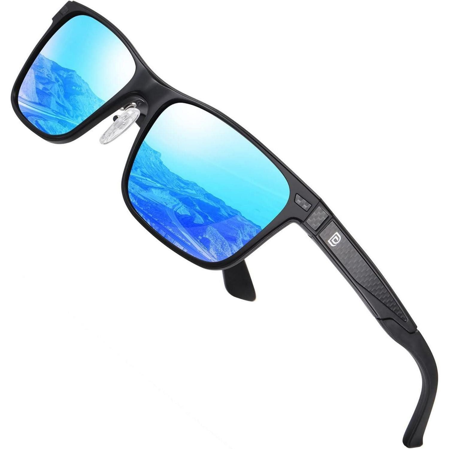 Retrosonnenbrille Sonnenbrille Herren polarisiert Retro Aluminiumrahmen UV400