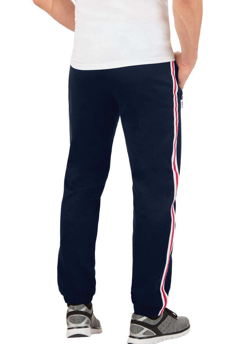 Trigema Sweathose TRIGEMA Jogginghose mit Seitenstreifen (1-tlg)