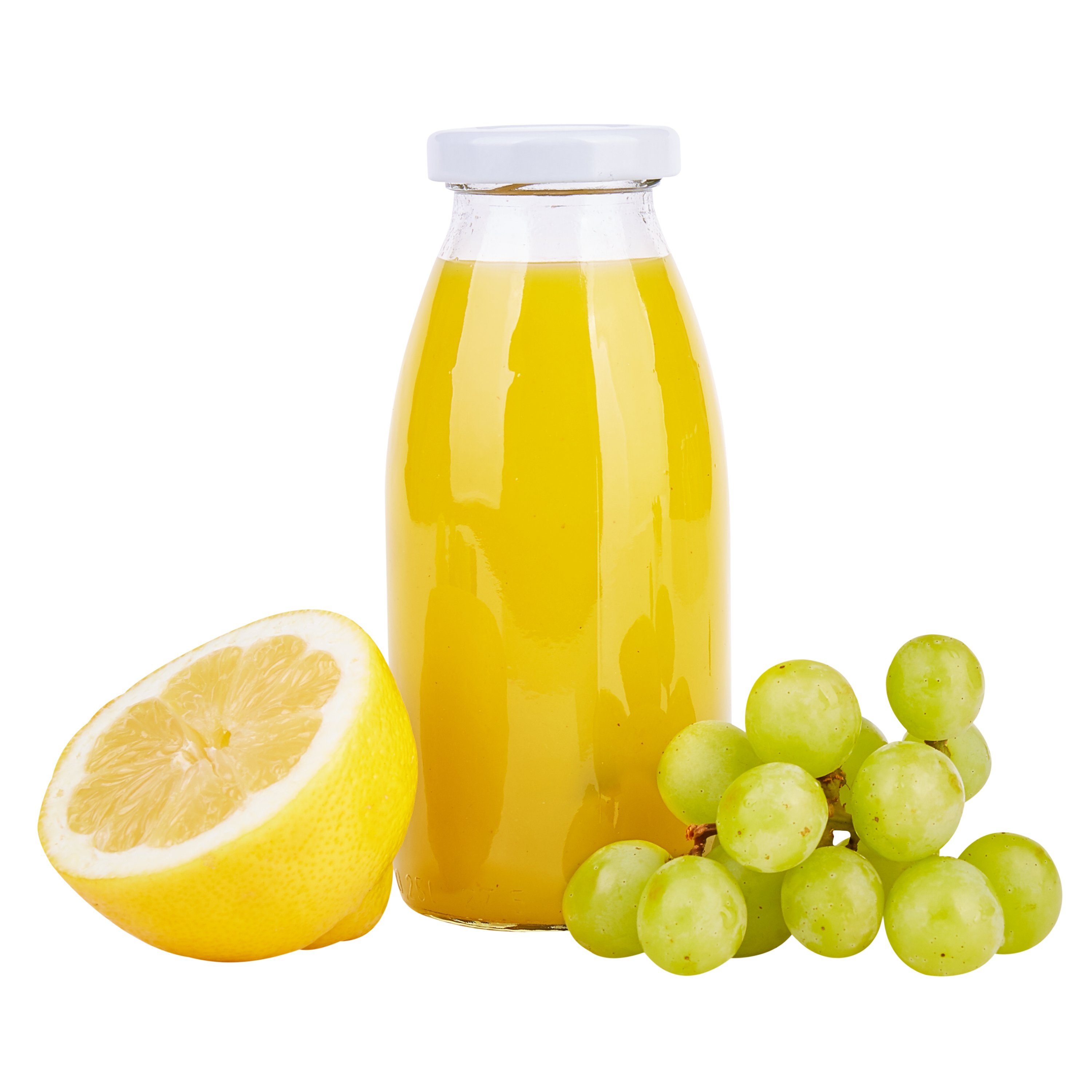 MamboCat Vorratsglas 12er Set Hansaflasche 250ml Deckel To 43 weiß, Glas