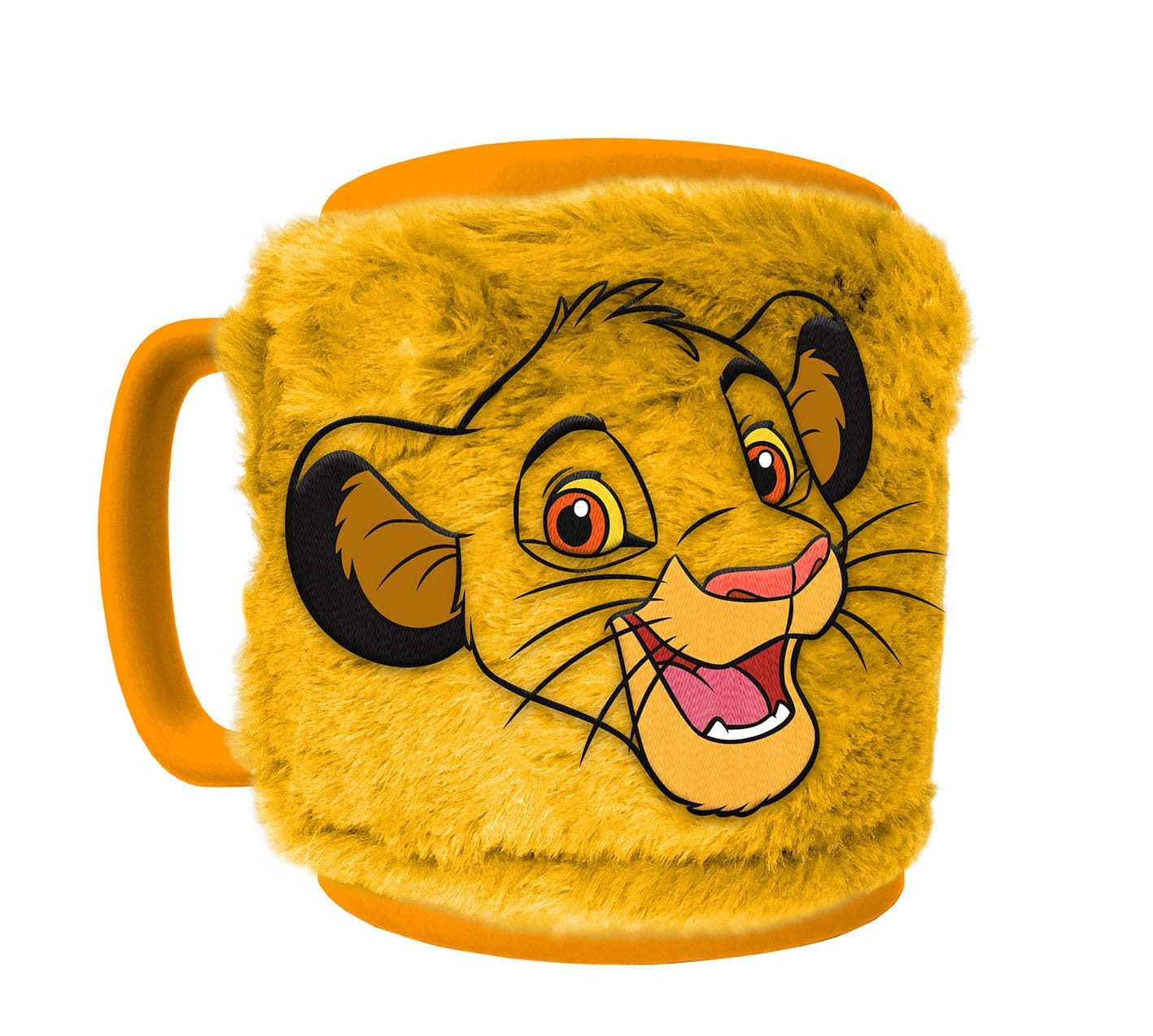 Pyramid International Tasse Disney Fuzzy Tasse Der König der Löwen, 1-tlg., Flauschiges Plüschtuch, mit Klettverschluss befestigt