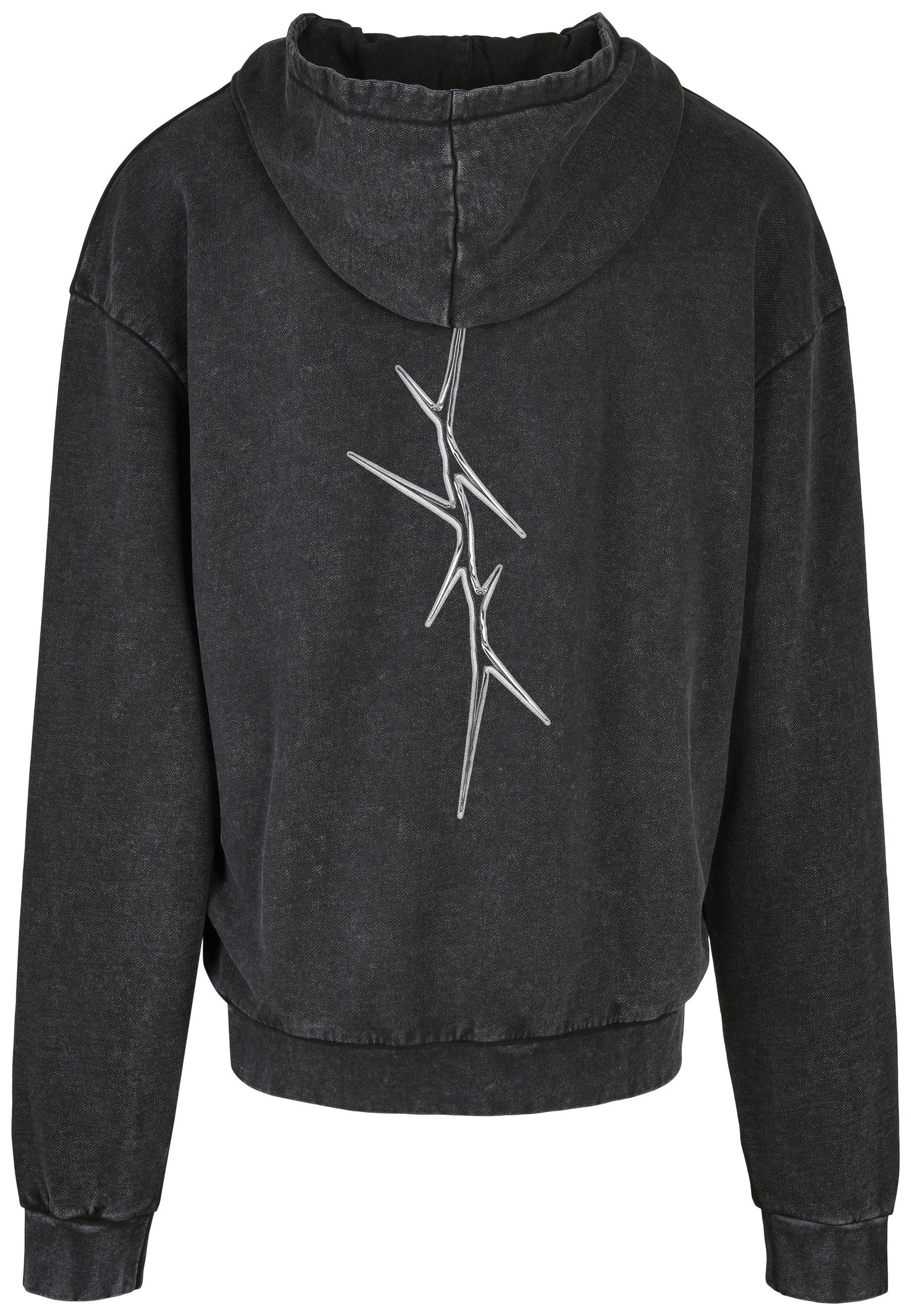Upscale by Mister Tee Rundhalspullover Upscale by Mister Tee Thorned Mask Oversize Hoody (1-tlg)