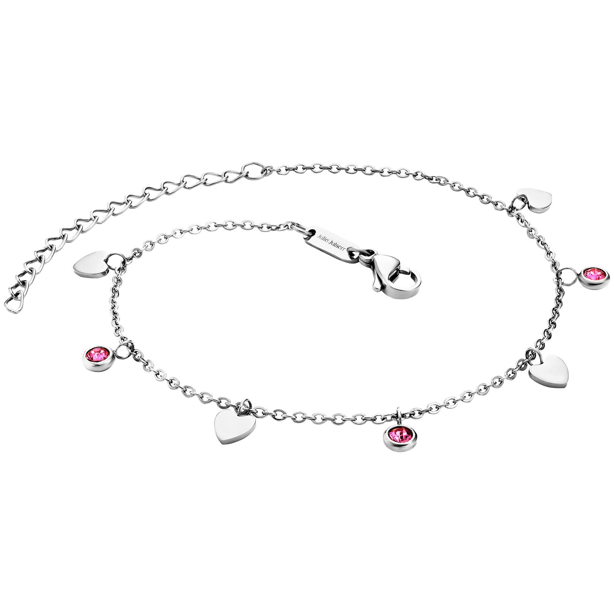 Julie Julsen Fußkette Edelstahl rhodiniert