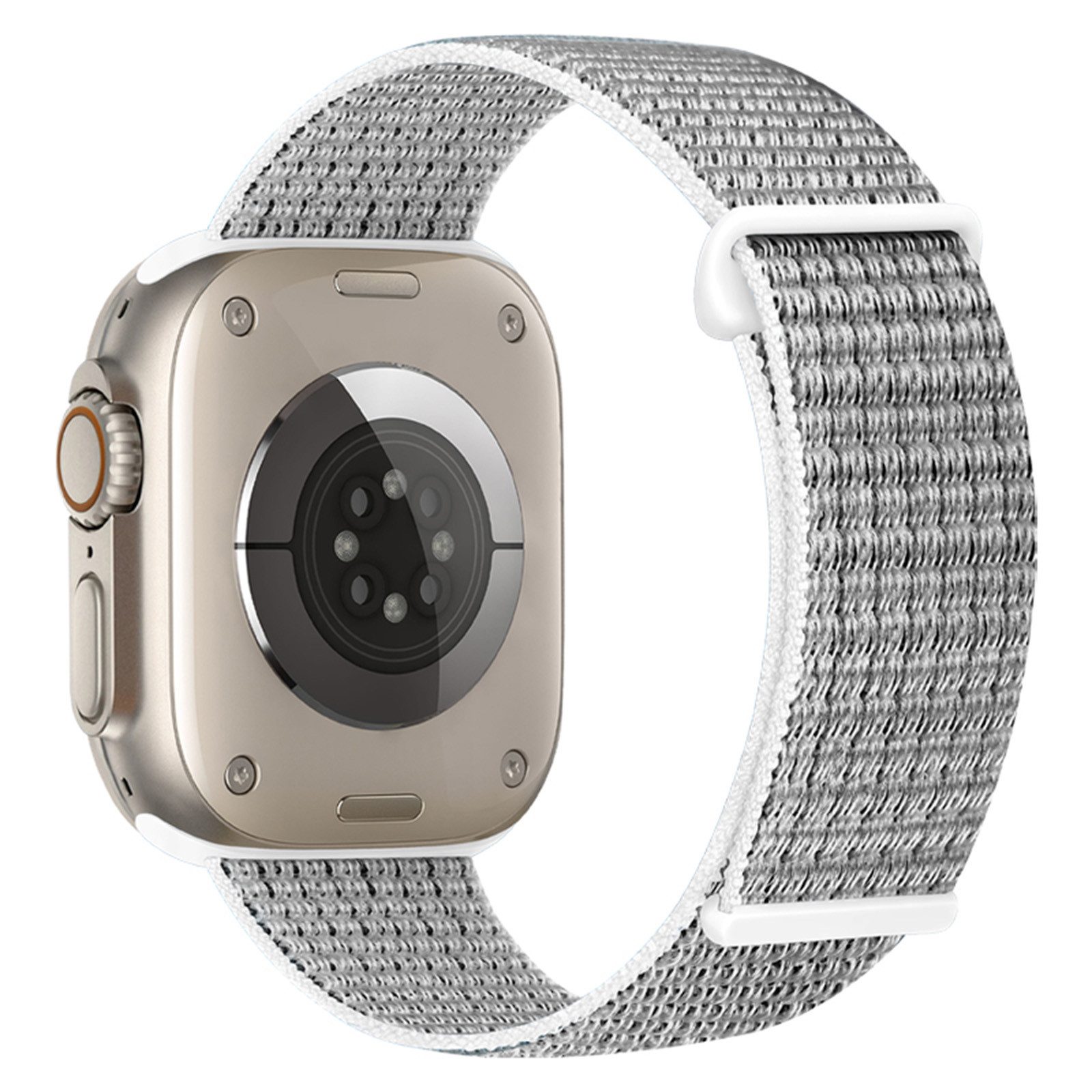 Tec-Expert Smartwatch-Armband für Apple Watch Ultra 3 49 mm Armband Ersatz Wechsel Band, Nylon Textil mit Klettverschluss, stufenlos Verstellbar, atmungsaktiv