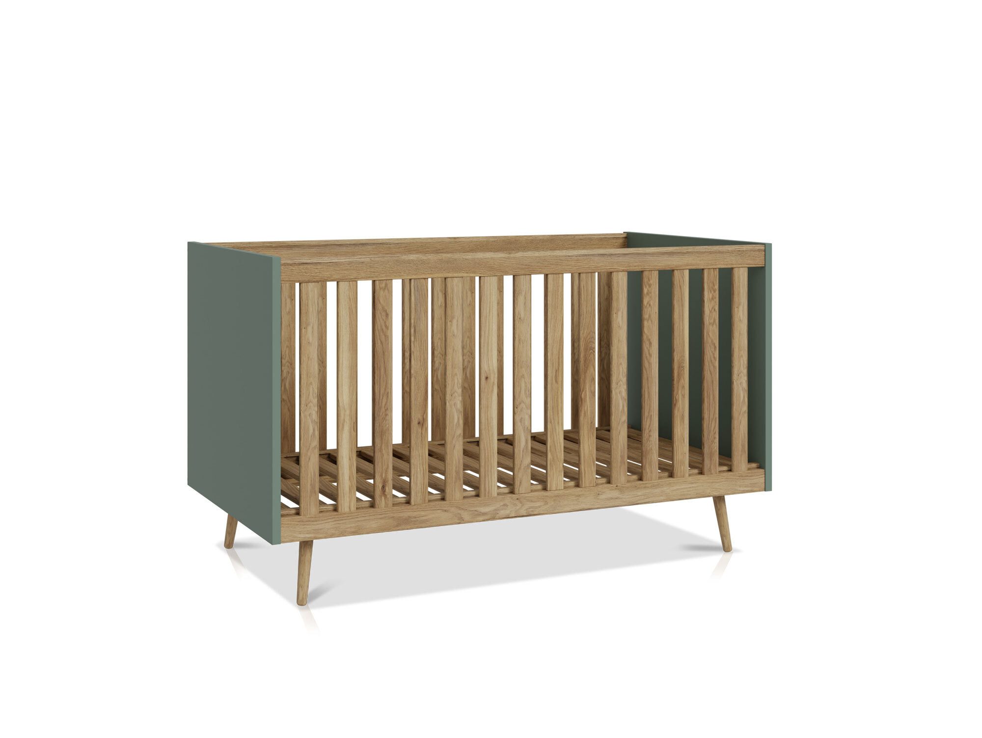 Moebel-Eins Babybett, Lattenrost höhenverstellbar