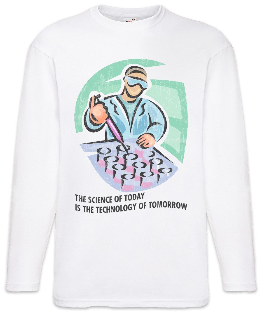 Langarmshirt The Science Of Today Langarm T-Shirt Wissenschaft Wissenschaftler