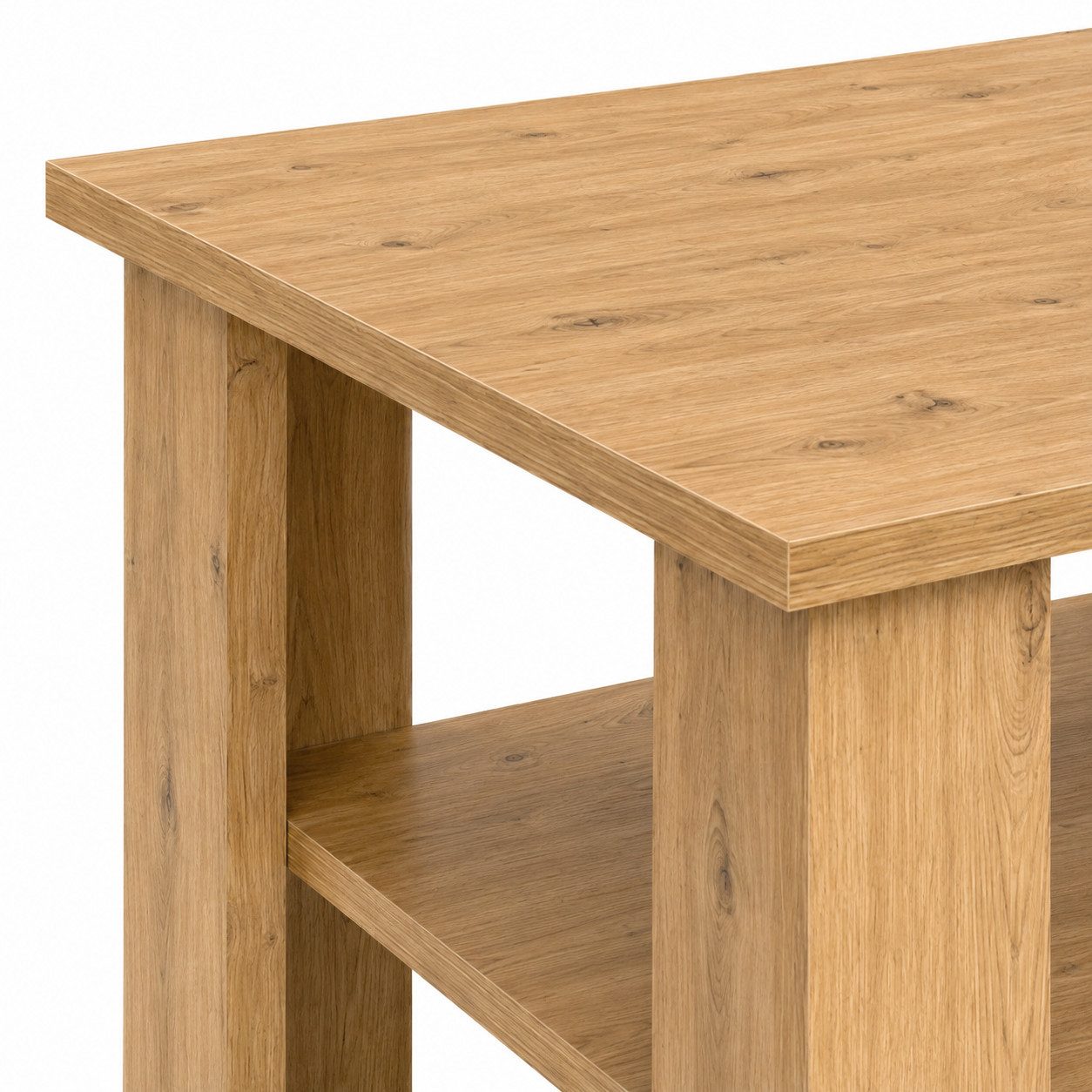 OTTO home Couchtisch CT 2 Wohnzimmertisch, Sofatisch, Beistelltisch, Kaffeetisch, Mit Ablage, quadratisch/rechteckig, weiß Hochglanz oder Artisan-Dekor – Bild 5 von 5