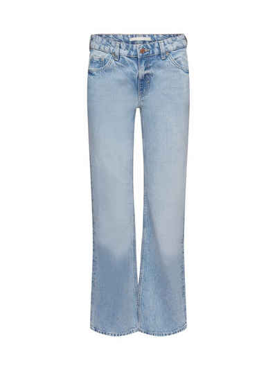 edc by Esprit 7/8-Hose Ausgestellte Retro-Jeans mit mittelhohem Bund