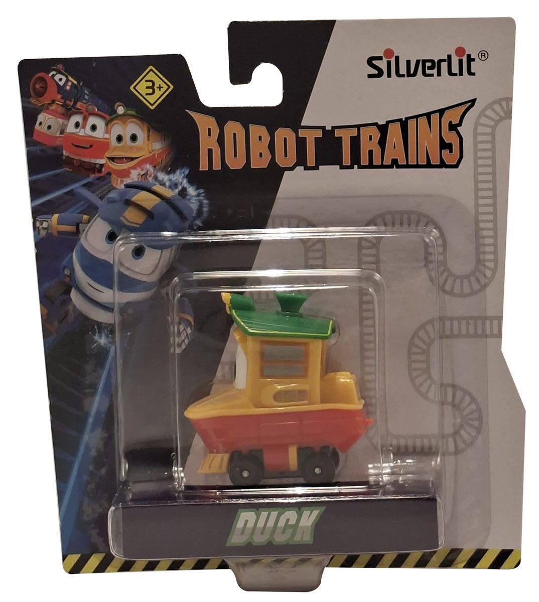 Silverlit Spielzeug-Lokomotive Silverlit Robot Trains Duck Roboter,Die-Cast Roboterzug, Lokomotive