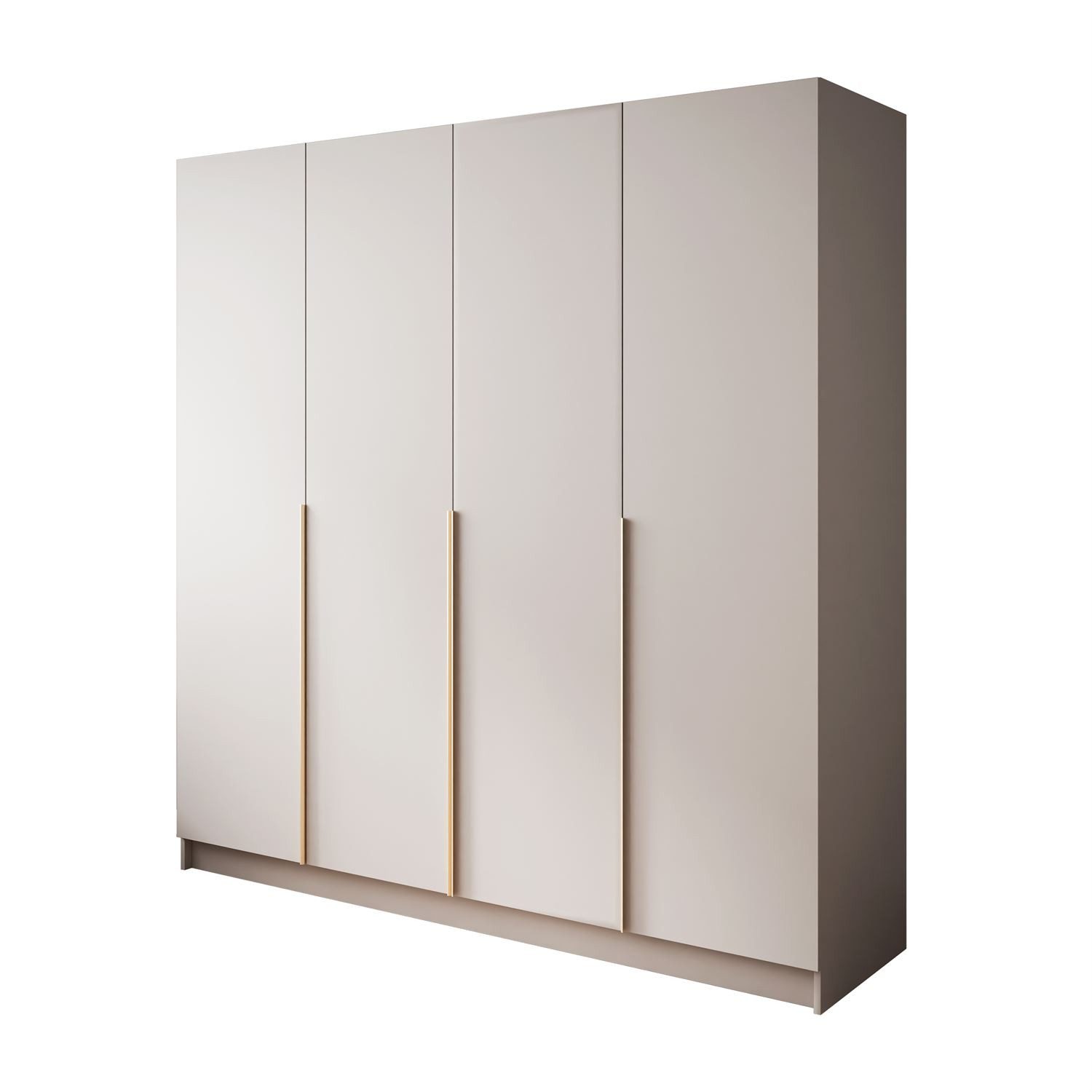 Lookway Kleiderschrank SAVAGE 4D in Kaschmir Vier­türiger Kleiderschrank 200x56x200 cm