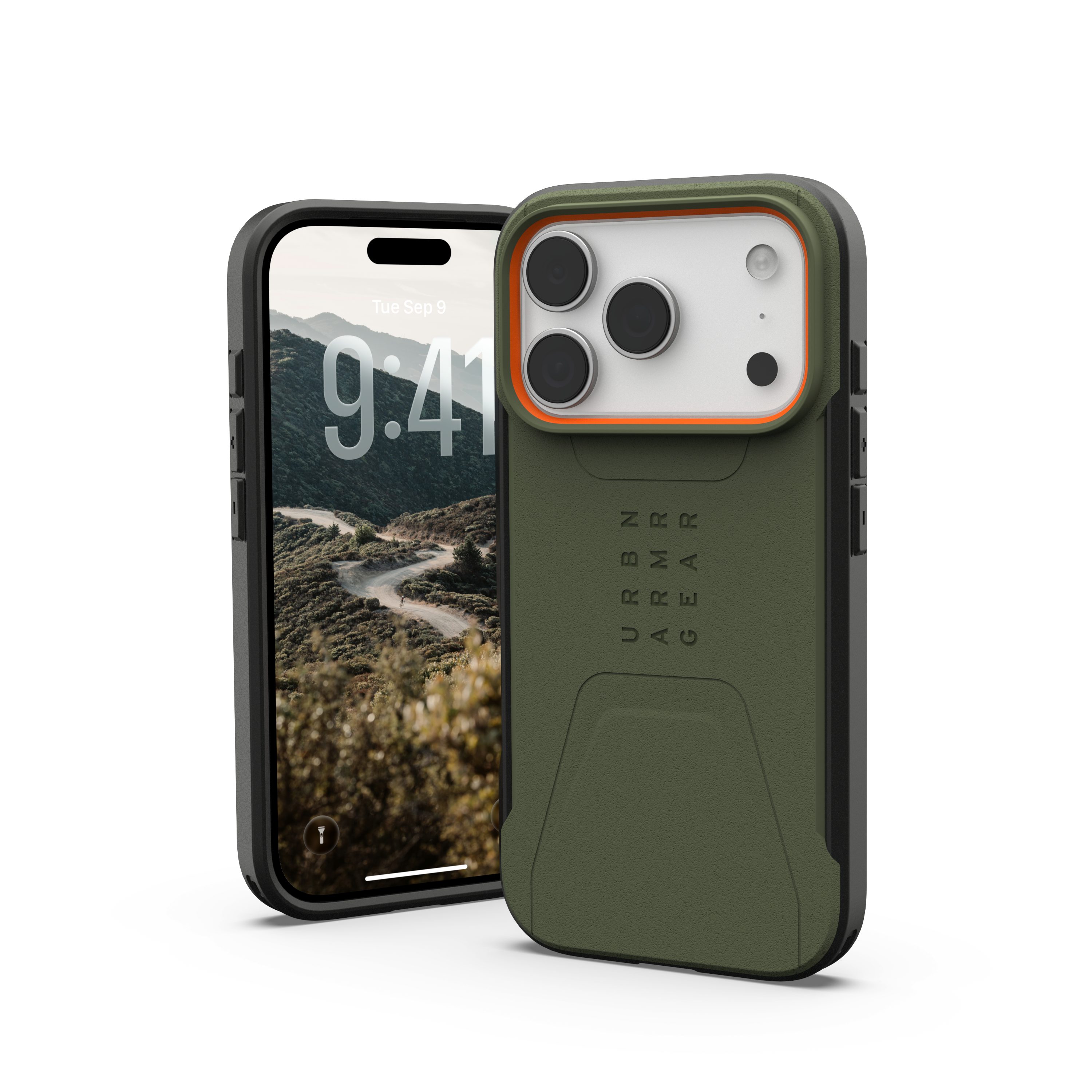 Urban Armor Gear Smartphone-Hülle Civilian MagSafe - iPhone 17 Pro Hülle, [MagSafe optimiert, Fallschutz nach Militärstandard]