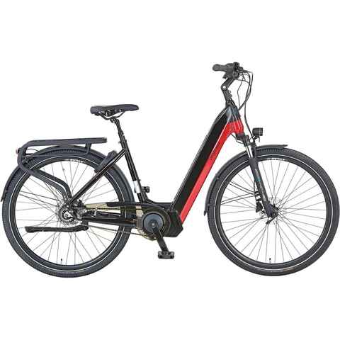 Prophete E-Bike Geniesser 5.0, 7 Gang Shimano Nexus Schaltwerk, Nabenschaltung, Mittelmotor, 630 Wh Akku, Pedelec, E-Bike für Damen, Cityrad, inkl. Rahmenschloss ART zertifiz.