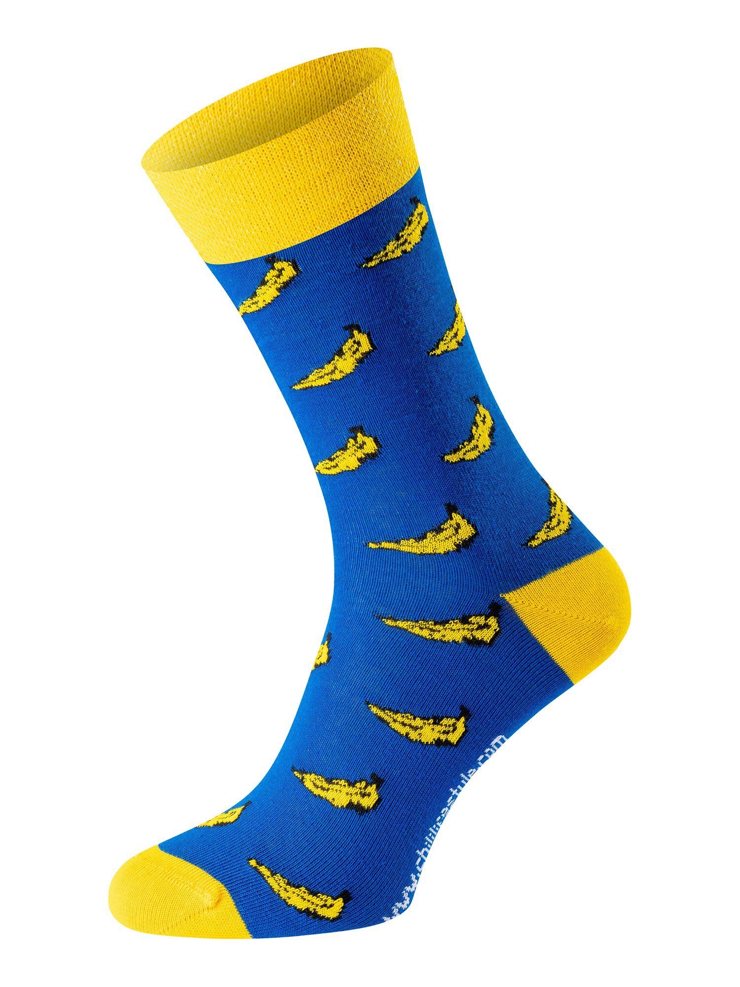 Chili Freizeitsocken Lifestyle Banderole Socks Banana Leisure