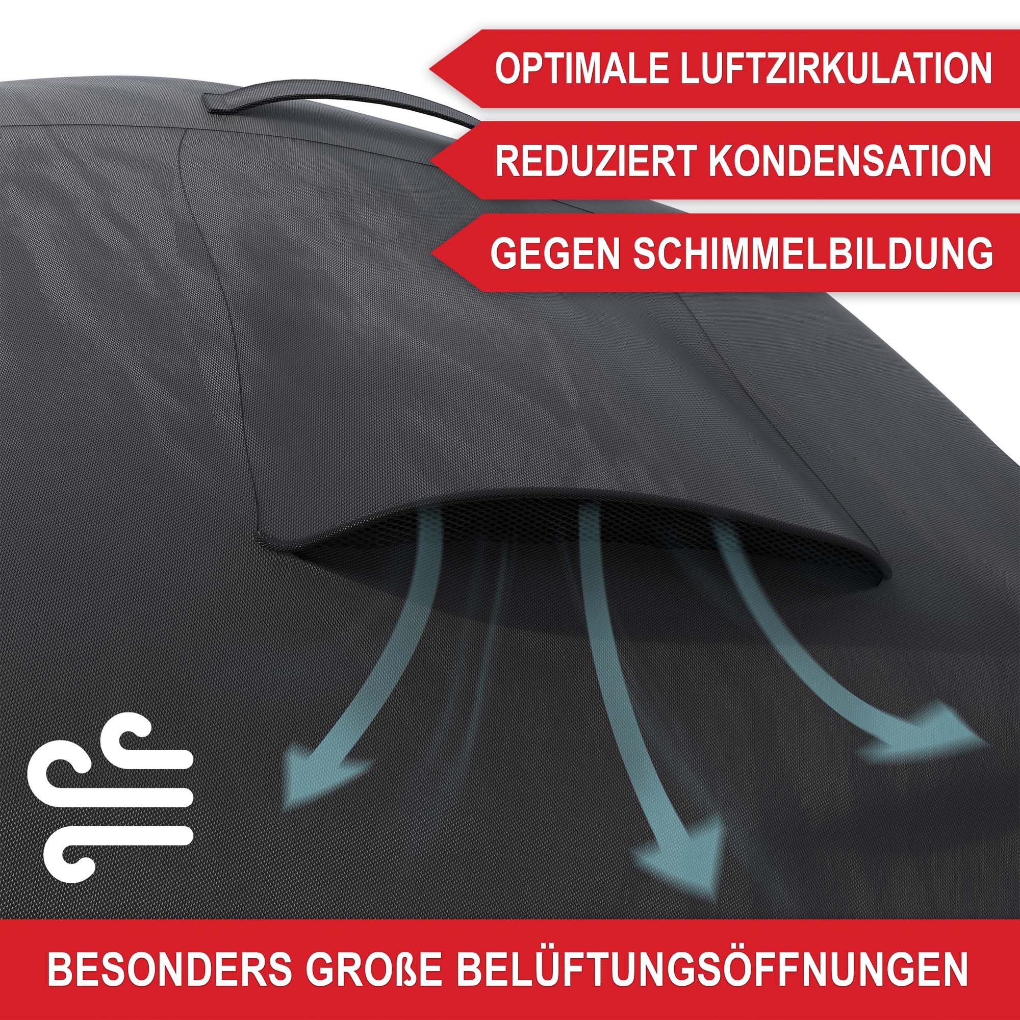 Onbest Grill-Schutzhülle wetterfest inklusive Transporttasche, 600D Oxford Gewebe, wasserdicht – Bild 4 von 5