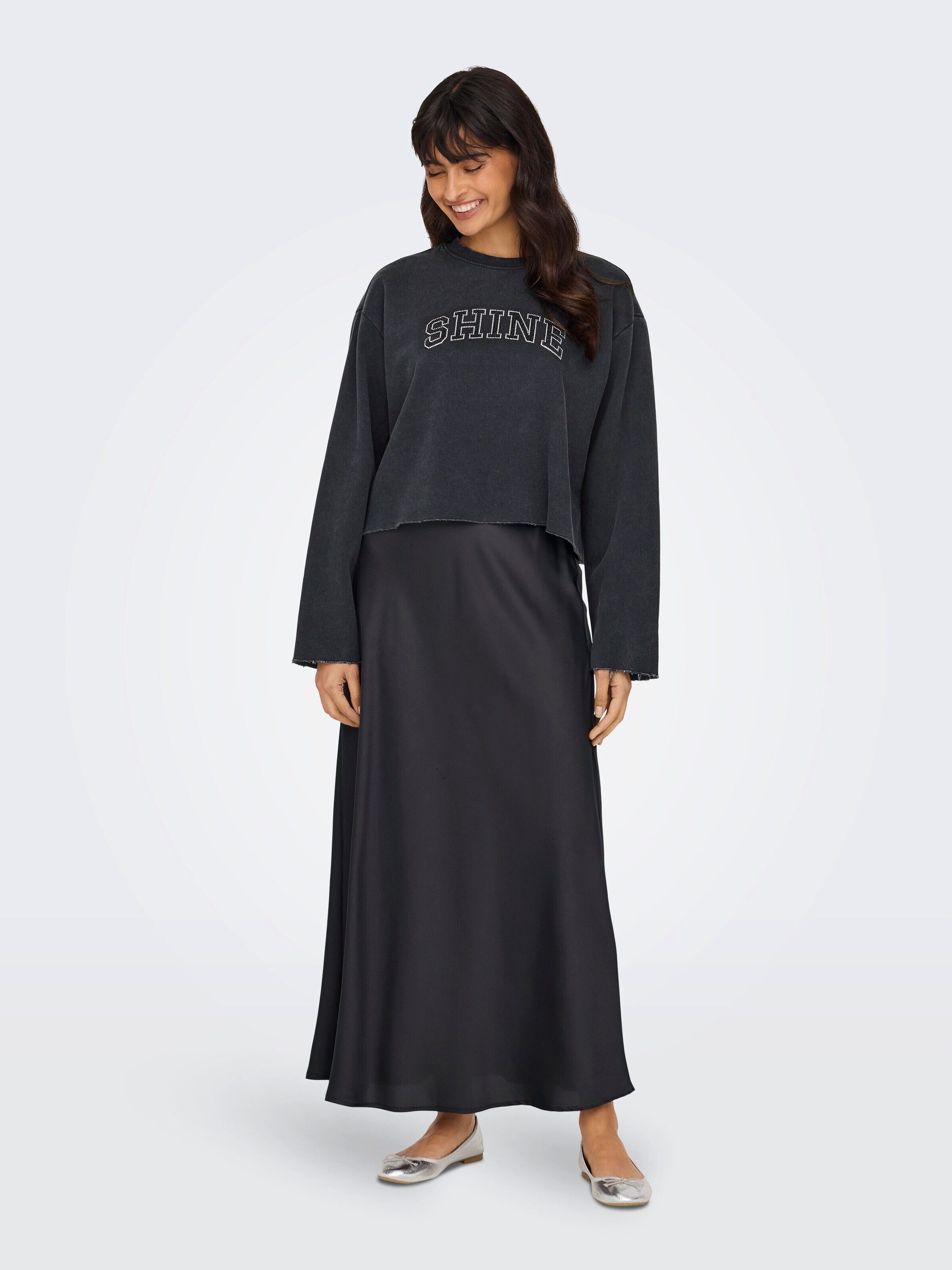 ONLY Sweatshirt ONLCallie (1-tlg) Fransen