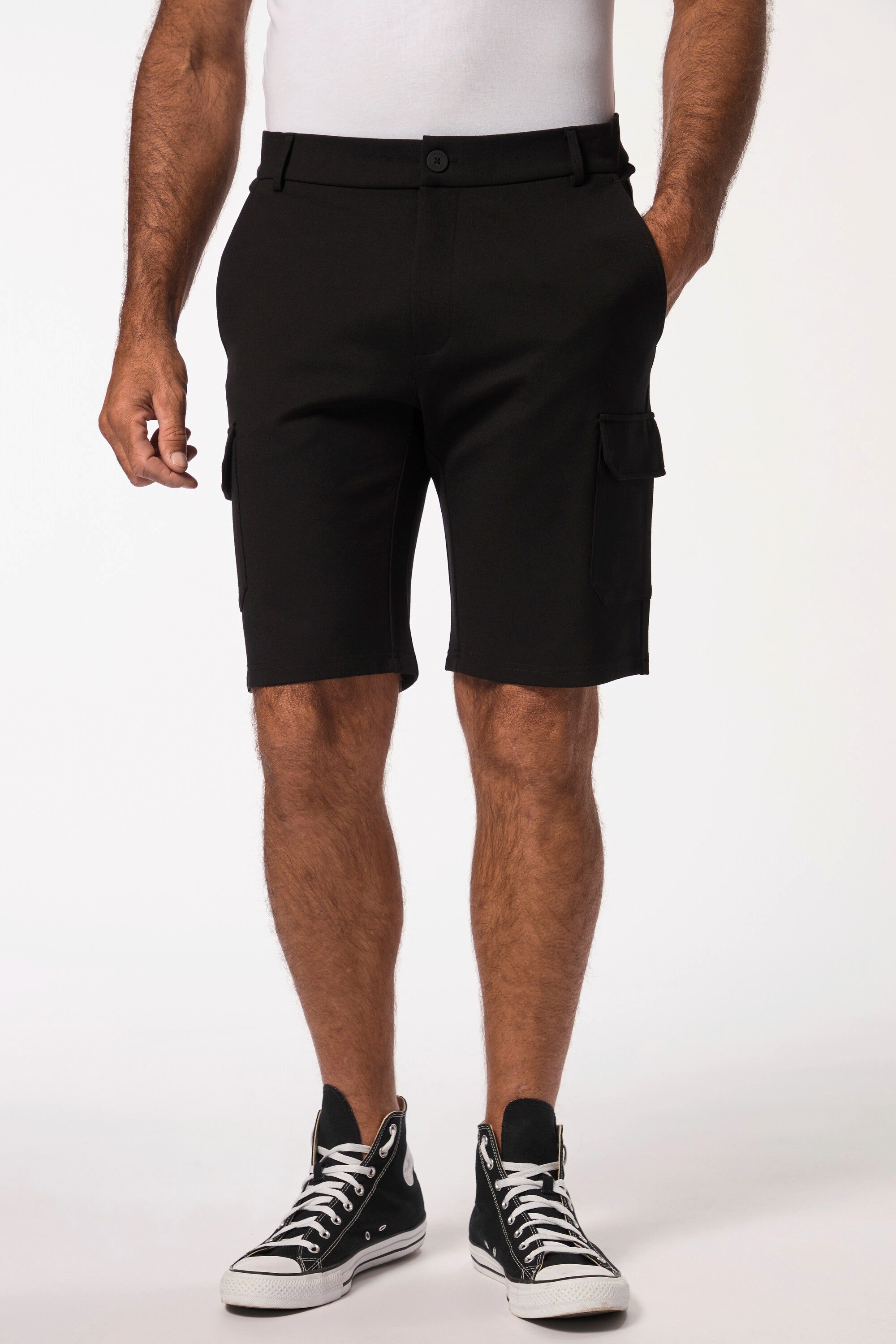 Bermudas Cargobermuda Sweat Cargotaschen FLEXNAMIC®