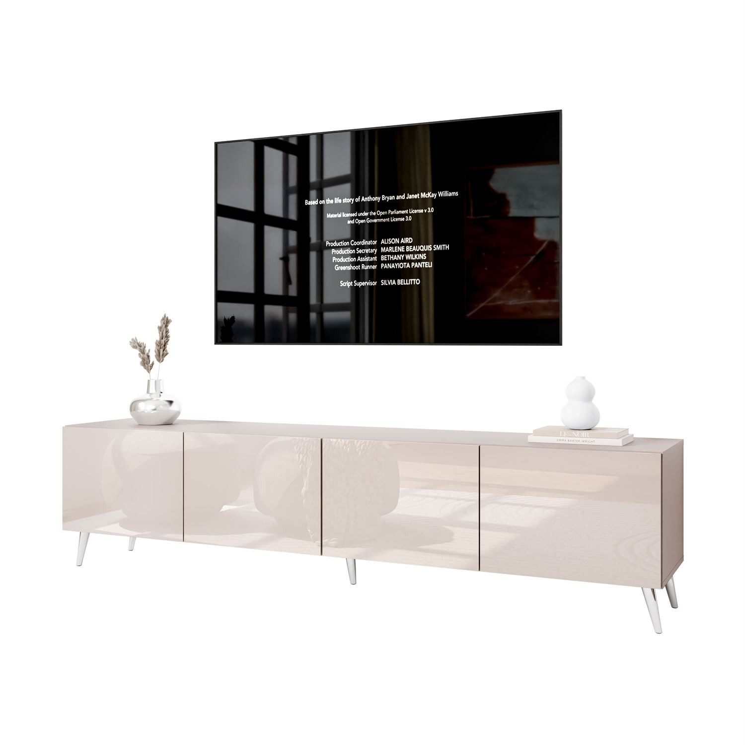 Lookway TV-Schrank COLGANTE 200 Kaschmir Hochglanz günstig online kaufen