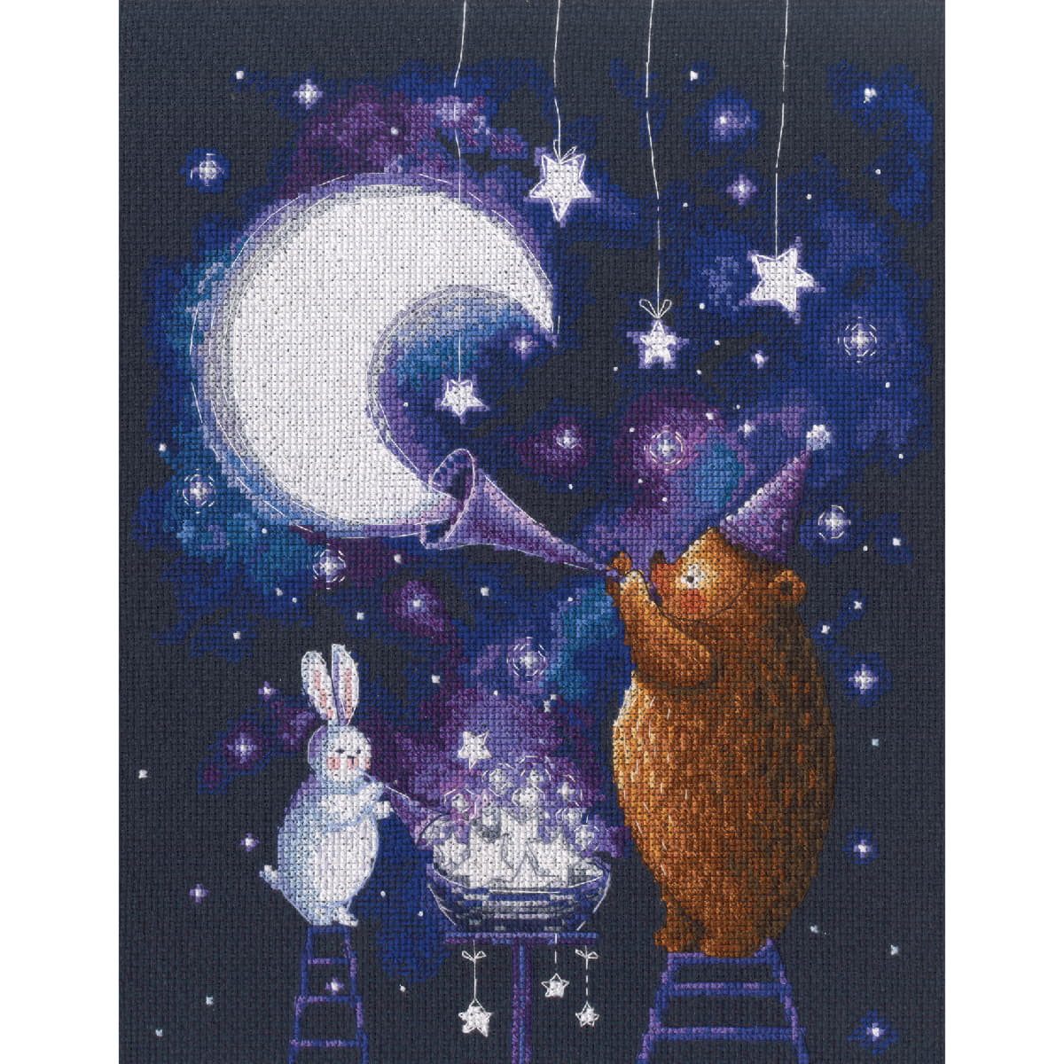 RTO Kreativset RTO Kreuzstich Stickpackung "Wunder geschehen", Zählmuster, 23x29cm..., (embroidery kit by Marussia)