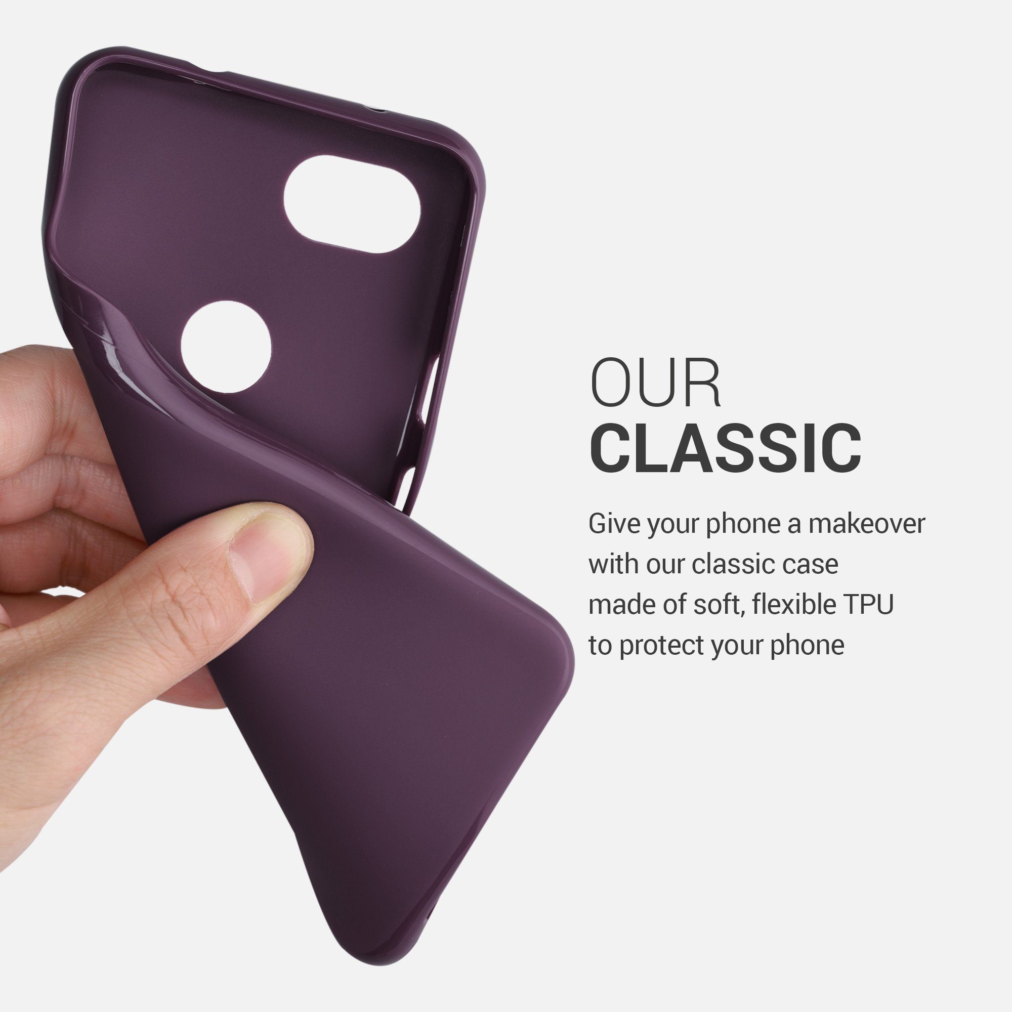 kwmobile Handyhülle Hülle für Google Pixel 3a, Hülle Silikon - Soft Handyhülle - Handy Case Cover
