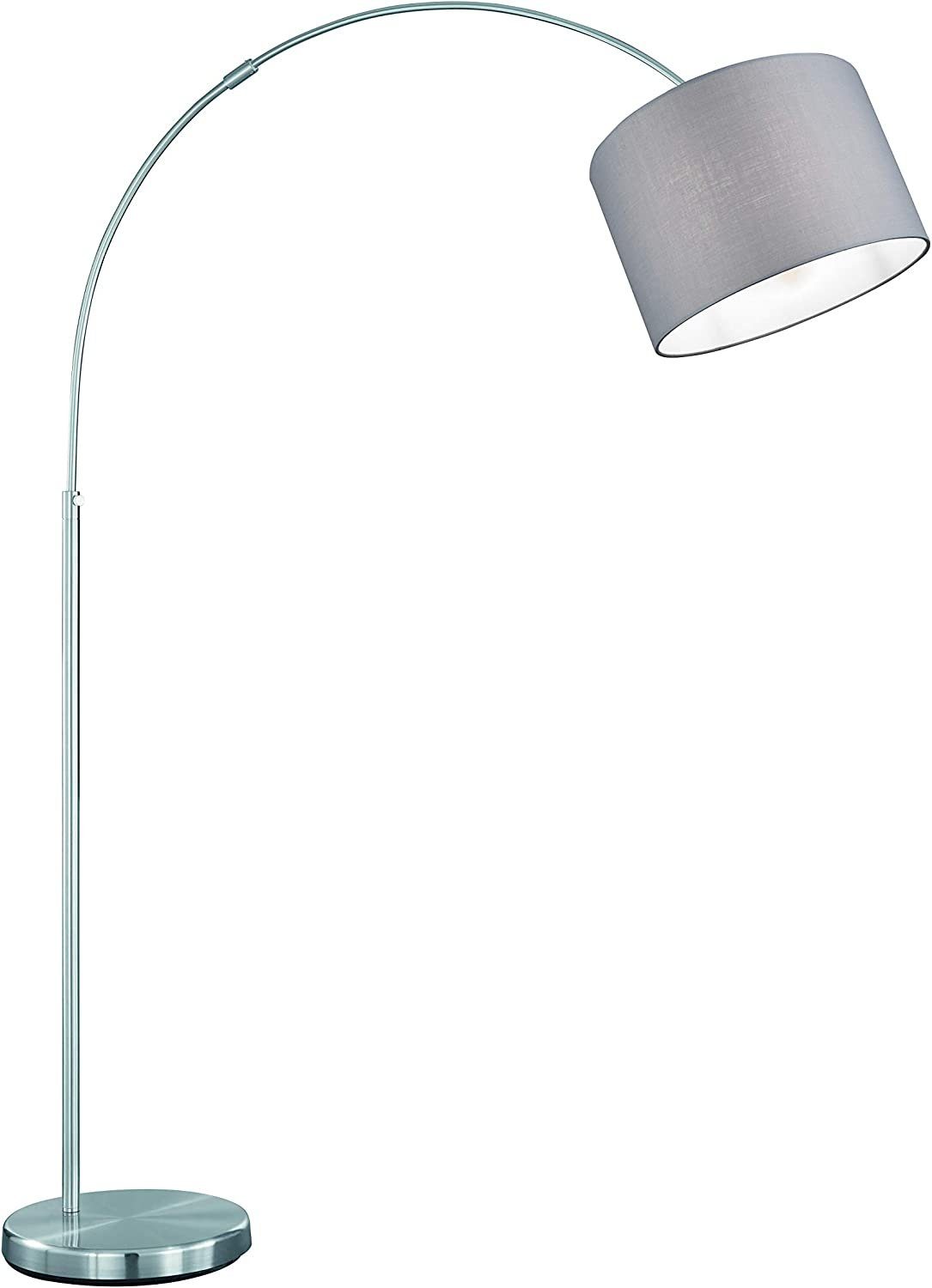 lightling Bogenlampe Modern, ohne Leuchtmittel, abhängig vom Leuchtmittel, Bogenleuchte, Leselampe, Leseleuchte anthrazit