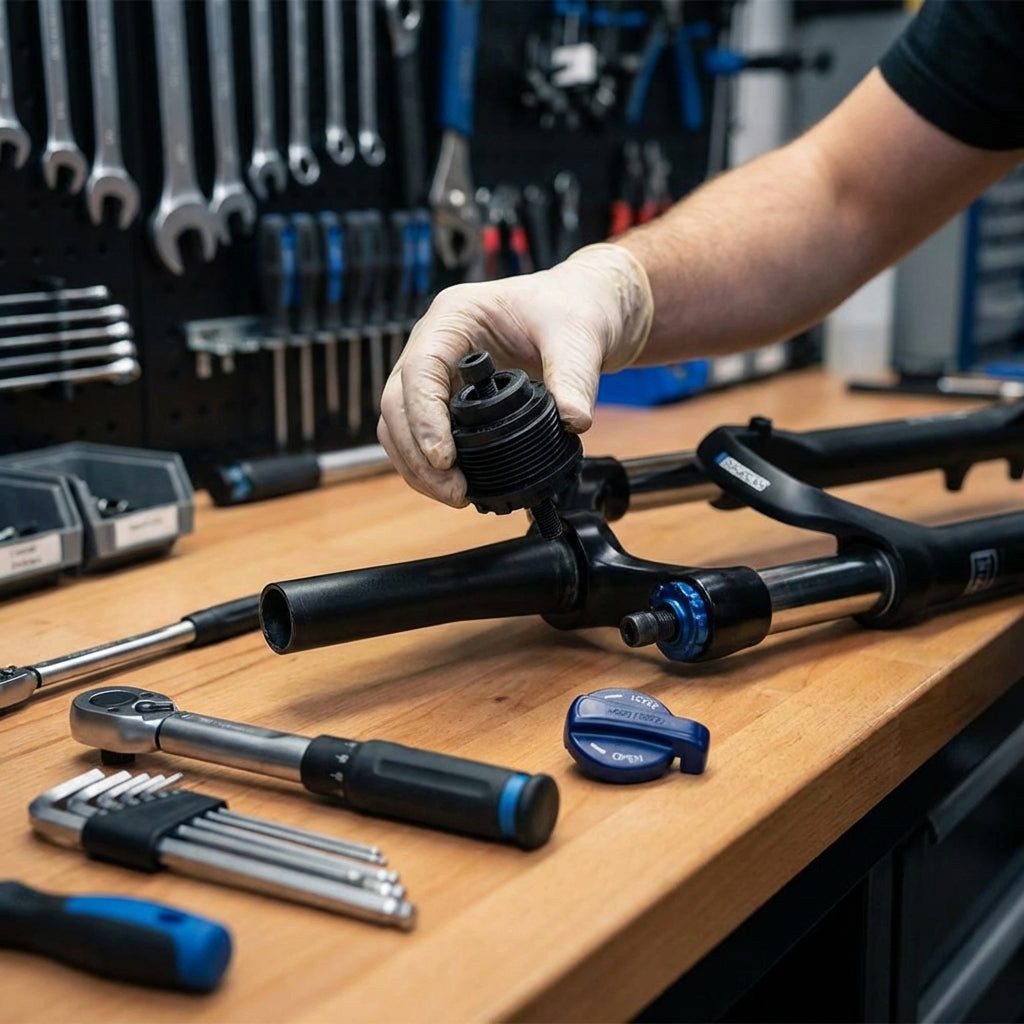 SR Suntour Federgabel Abdeckkappenunit SR-Suntour HLO für SF15 NVX HLO