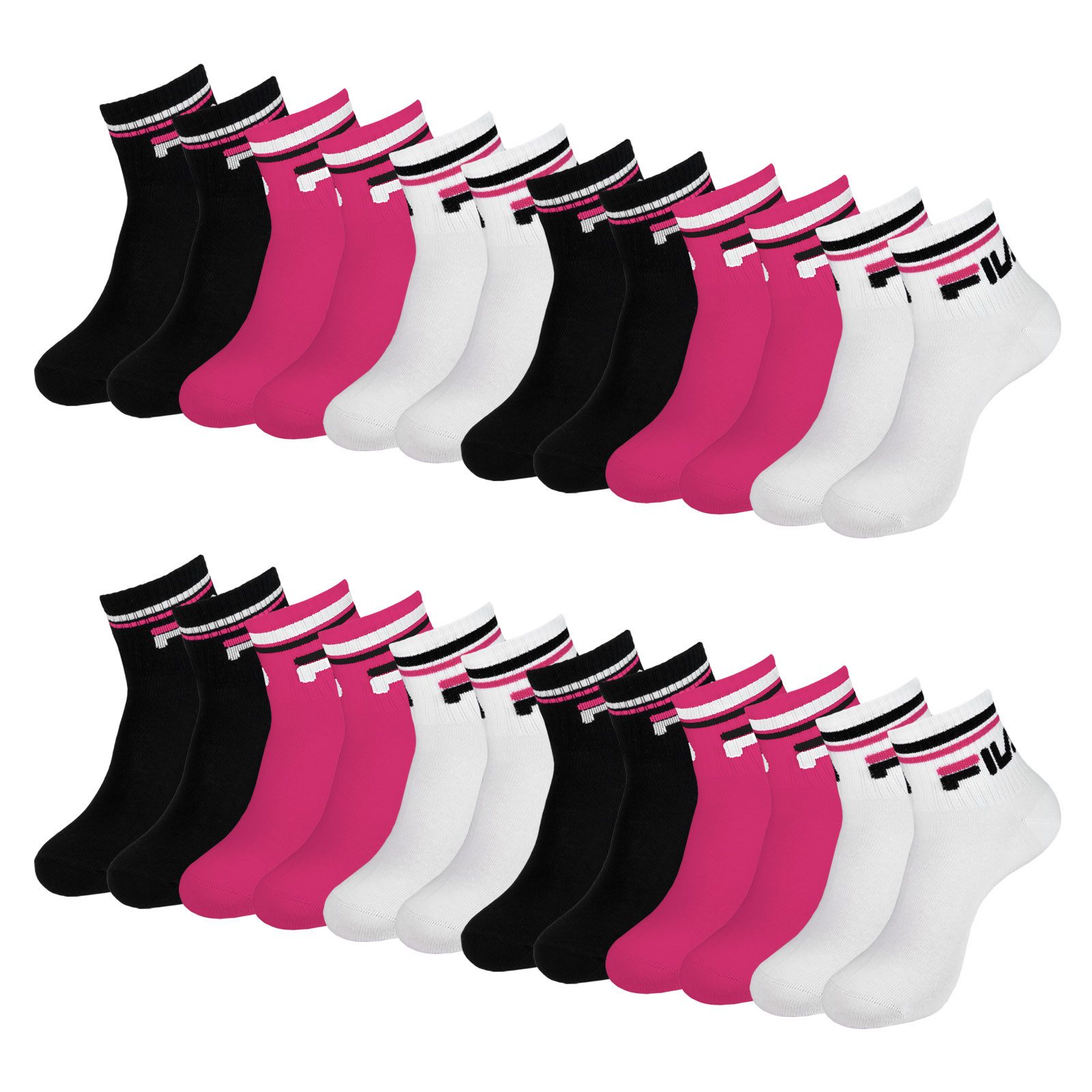 Fila Kurzsocken Quarter Socks Calza (12-Paar) günstig online kaufen
