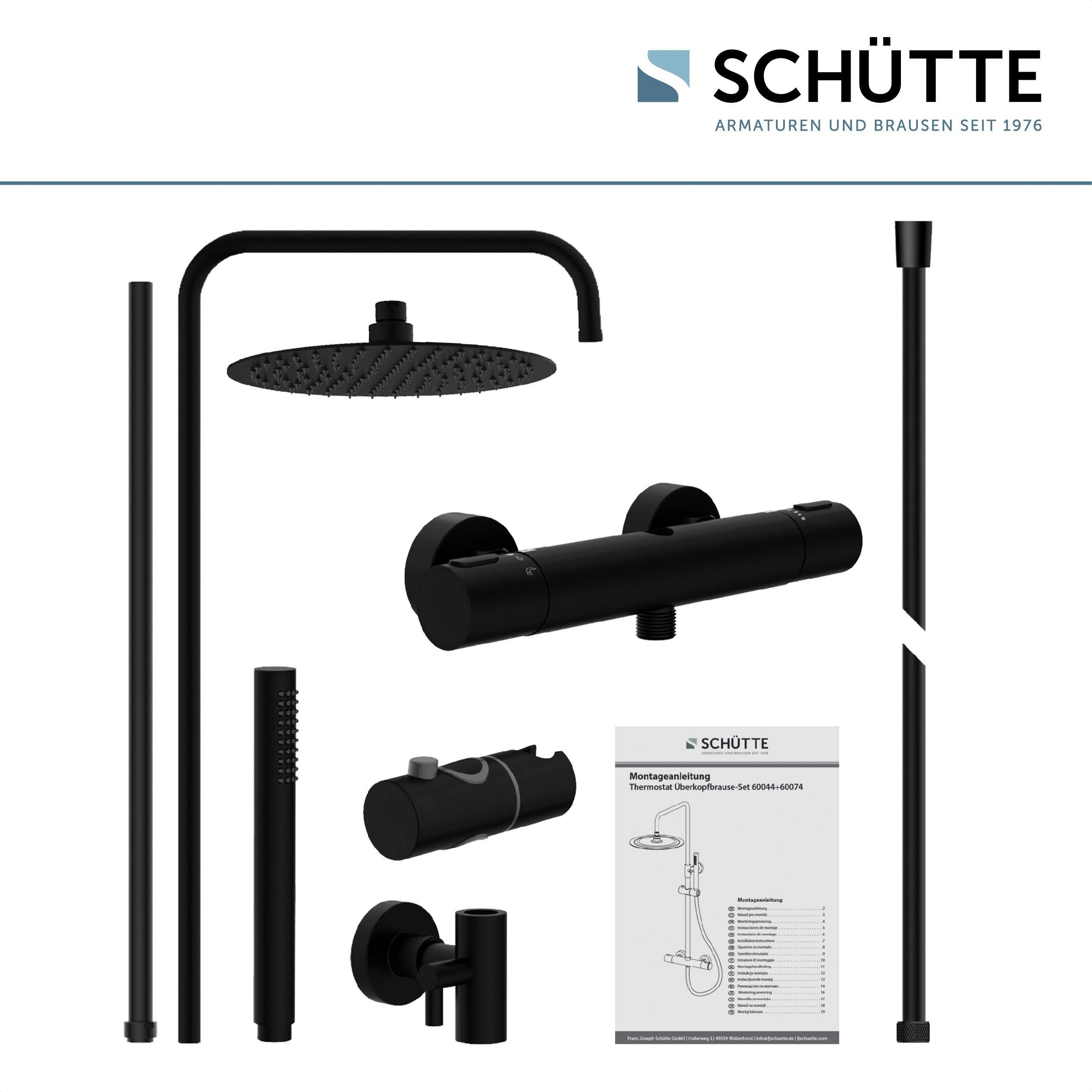 Schütte Brausegarnitur AQUADUCT, Höhe 120 cm, 1 Strahlart(en), höhenverstellbar 80-120 cm, Antikalk, wassersparend