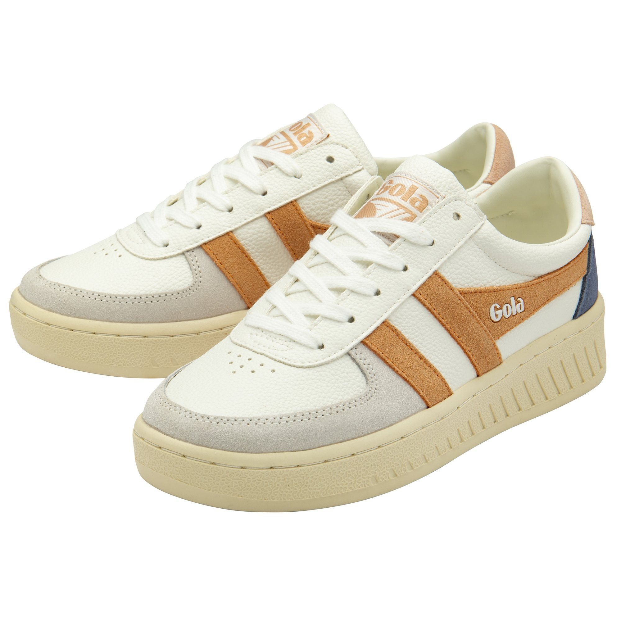 Grandslam Trident weiss/beige/rosa Damen Sneaker