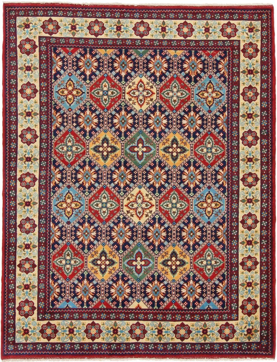 Orientteppich Afghan Mauri 154x198 Handgeknüpfter Orientteppich, Nain Trading, rechteckig, Höhe: 6 mm
