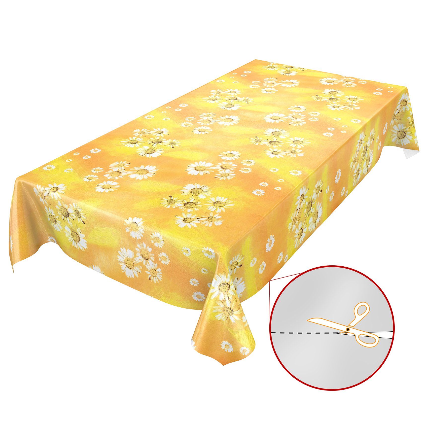 ANRO Tischdecke Wachstuchtischdecke Gartentischdecke Wachstischdecke (Einze günstig online kaufen