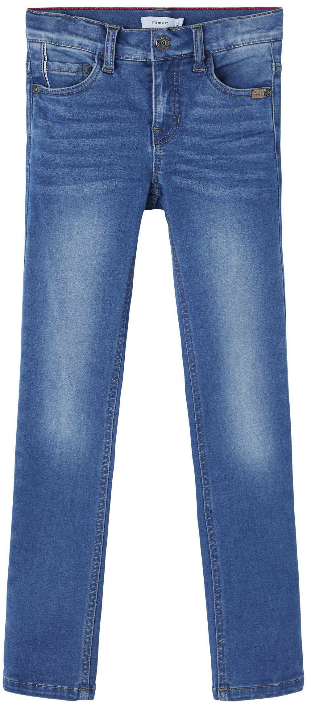 Name It Stretch-Jeans medium denim blue