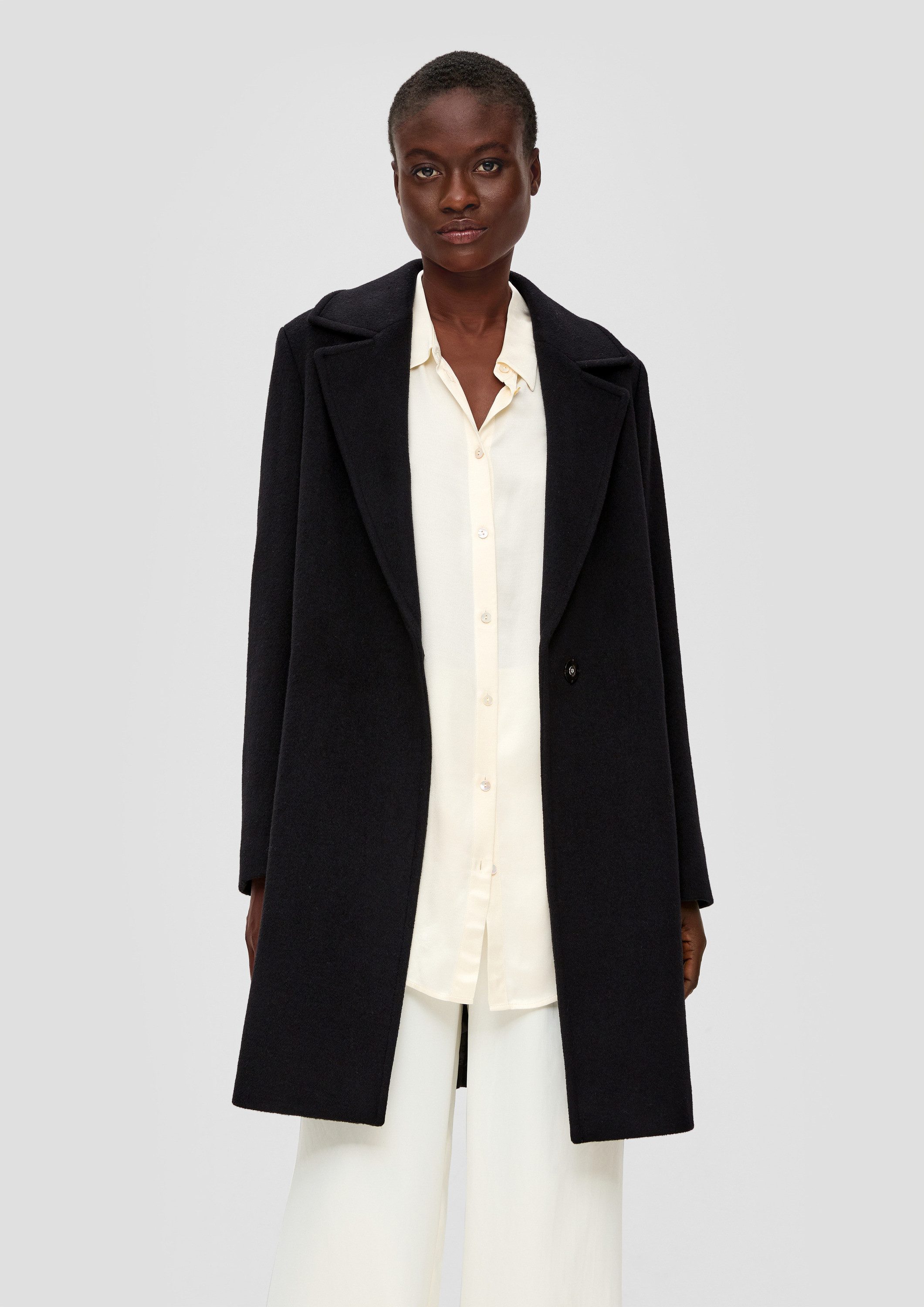 s.Oliver Funktionsmantel Outdoor-Mantel Mantel aus Wollmix günstig online kaufen