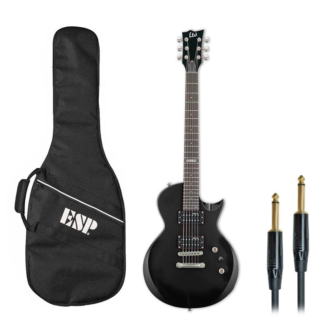 ESP E-Gitarre ESP LTD EC-10 Kit E-Gitarre Set mit Kabel