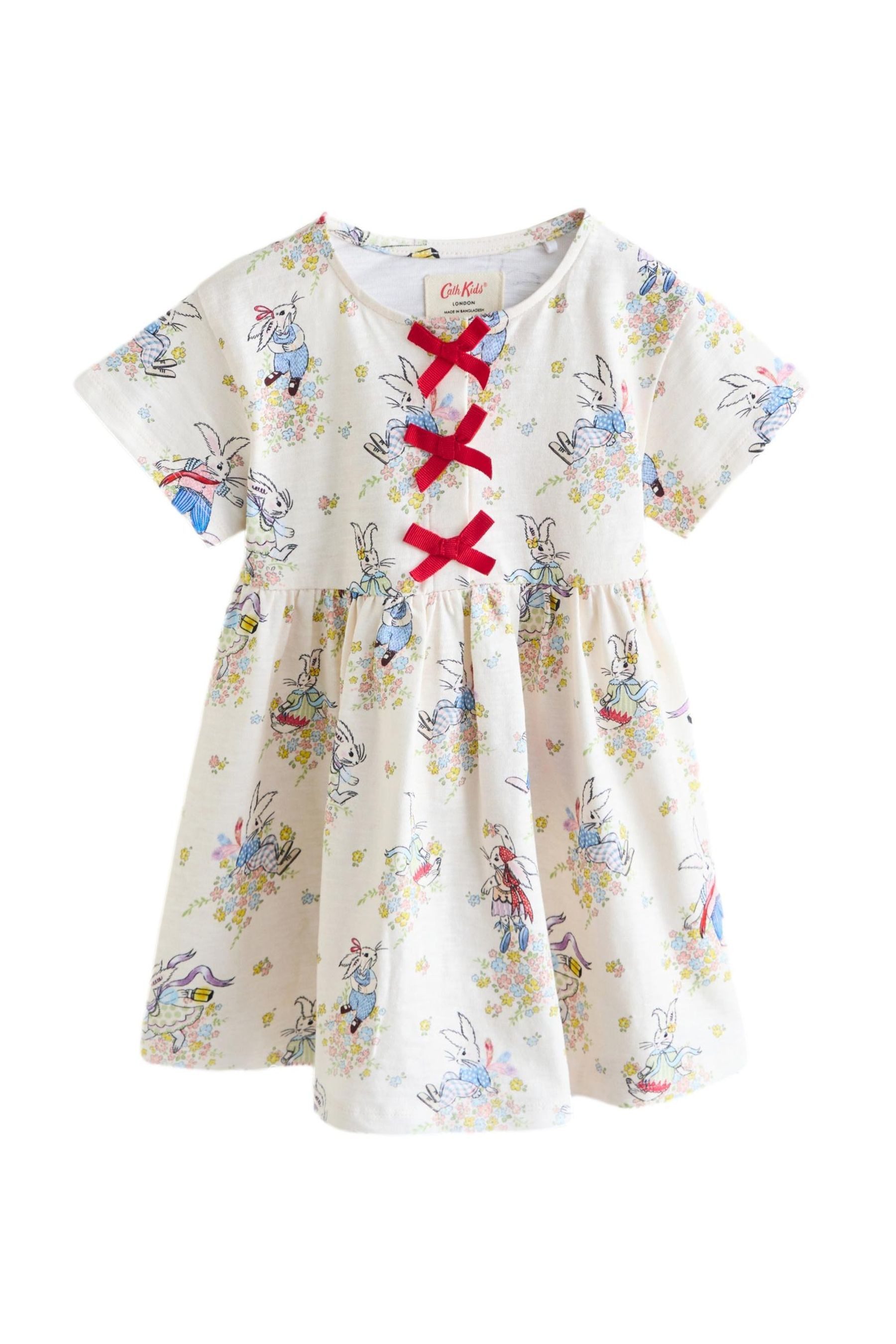 Jerseykleid Kleid mit Schleife