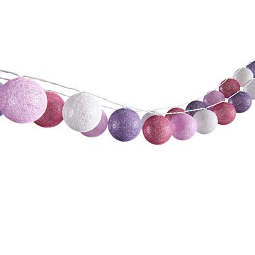 Vicco LED-Lichterkette Lichterkette Cotton Balls Girlande 310 cm Mädchen