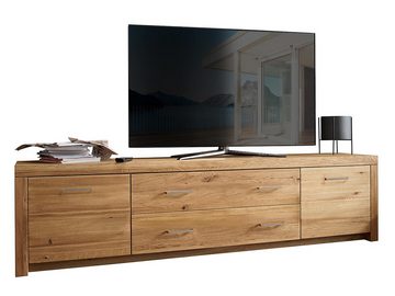 Casamia TV-Board Fernsehschrank TV Lowboard Massivholz B223 H56cm Faro Wildeiche massiv