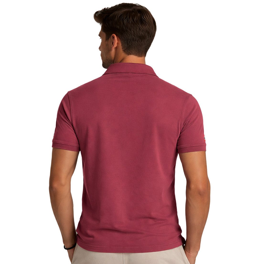 Geographical Norway Poloshirt Herren Poloshirt Kurzarm 100% Baumwolle Piqué Regular Fit