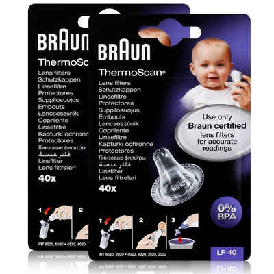 Braun Fieberthermometer Braun ThermoScan Schutzkappen 40 Stück - Für Thermoscan Thermometer (2
