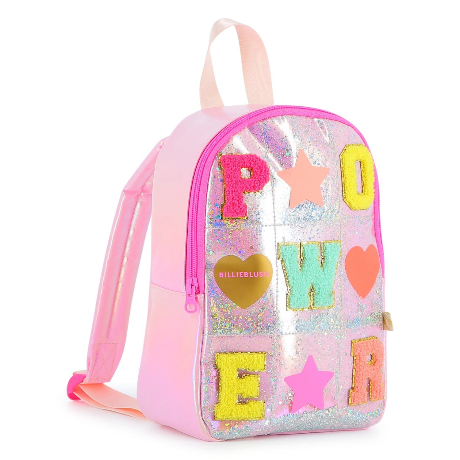 Billieblush Kinderrucksack BILLIEBLUSH Rucksack klein POWER Mehrfarbig mit Glitzer & Pailletten