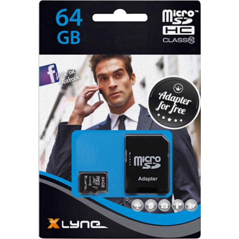 XLYNE microSDXC-Karte 64 GB Class 10 7464001 Speicherkarte
