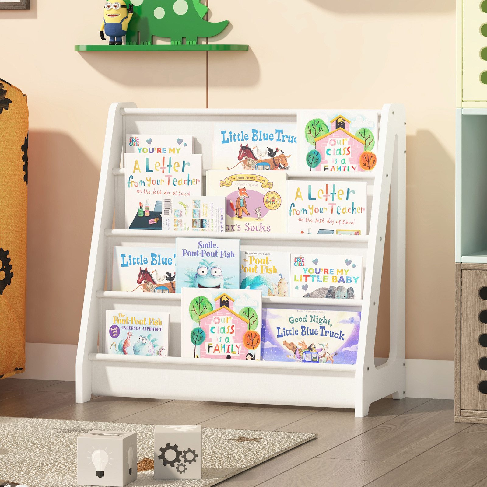 radelldar Bücherregal 4 Etagen Kinderregal, mit günstig online kaufen