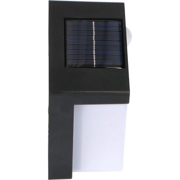 LED's light LED Außen-Wandleuchte 1000472 Solar LED-Wandleuchte, LED, mit Bewegungsmelder warmweiß IP44